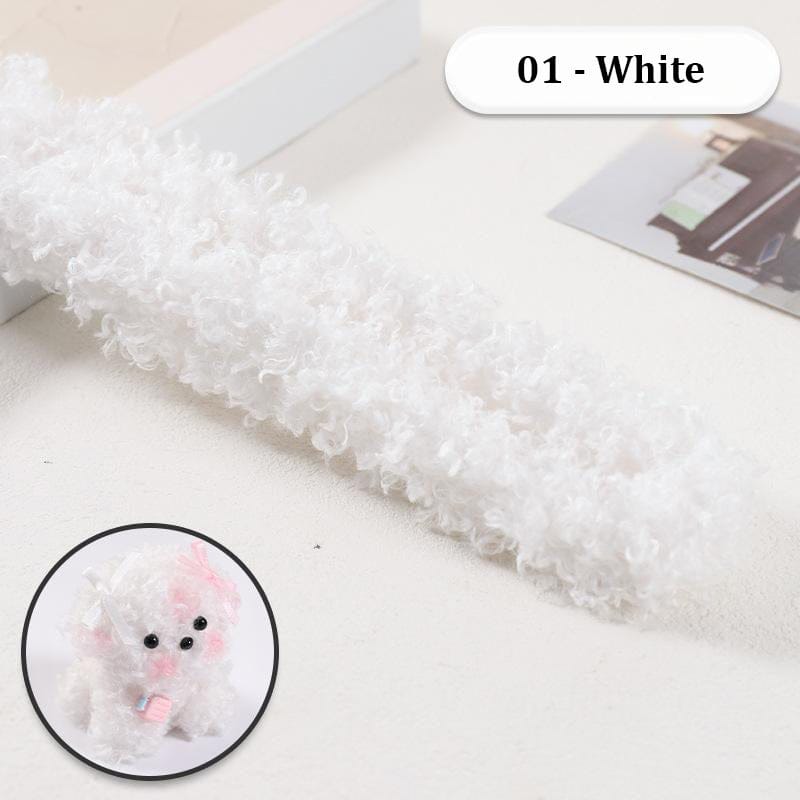 Crafteria Rabbit Fur Pipe Cleaners 1Mtr Approx.