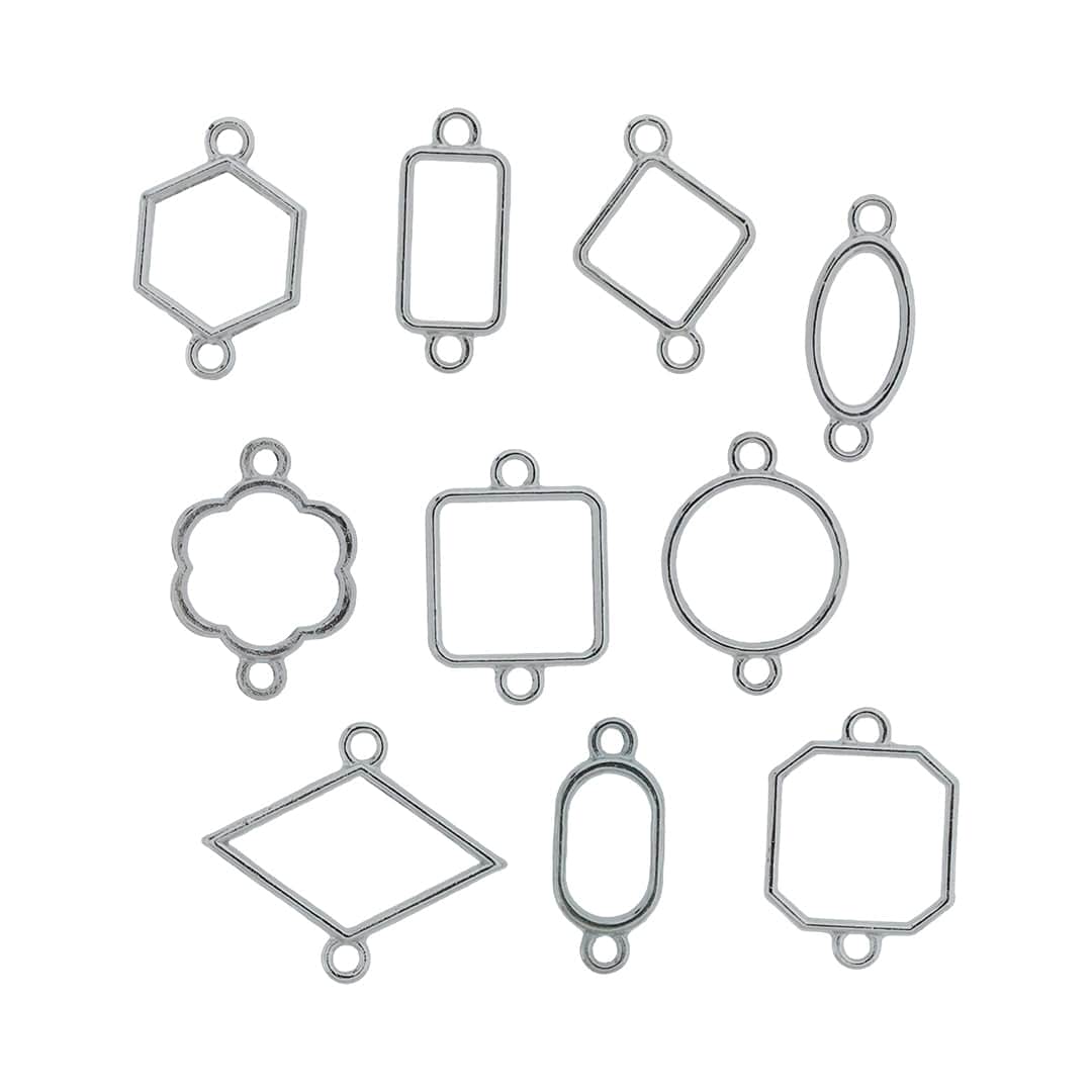 Crafteria Gold 10 In 1 Rakhi Bezels Set