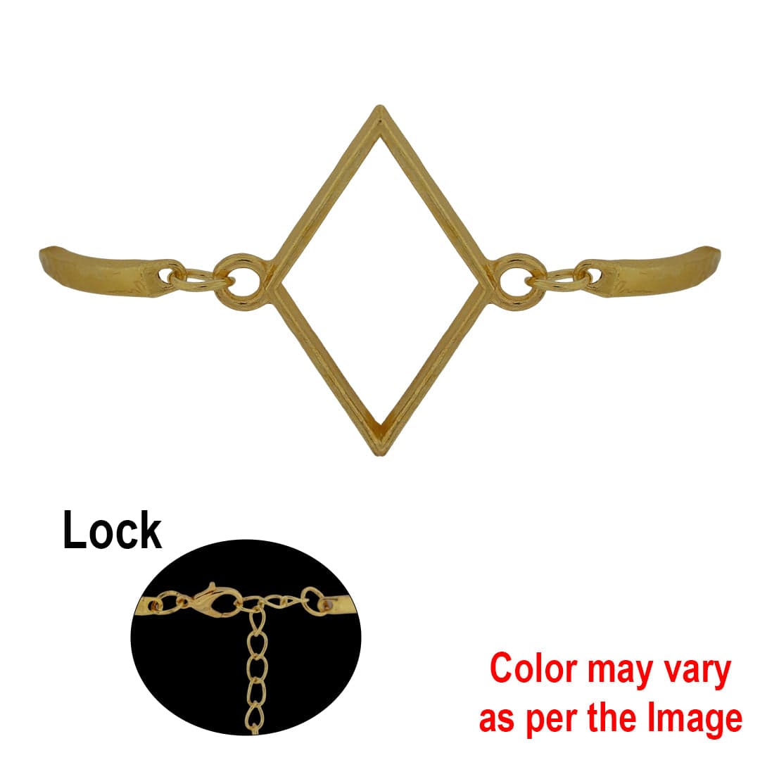 Crafteria Gold 1Pc Katli Bracelet Bezels