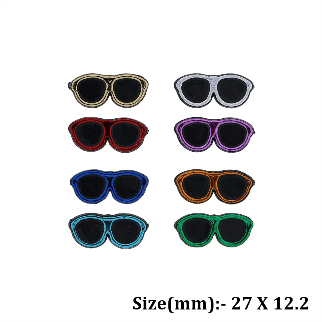 Crafteria 27x12.2mm Mix Colour Fancy Chasma